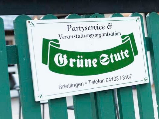 Restaurant "Grüne Stute" - Schild