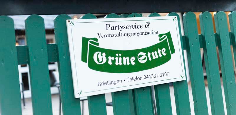 Restaurant "Grüne Stute" - Schild