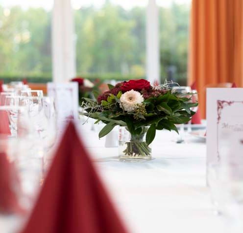 Restaurant "Grüne Stute" - Hochzeitstafel