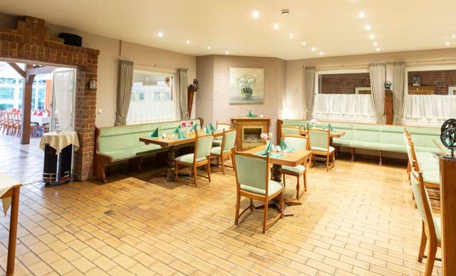 Restaurant "Grüne Stute" - Kaminbereich